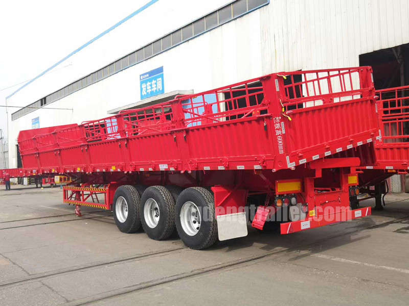 China Side Dump Trailer Supplier Fudeng Trailer