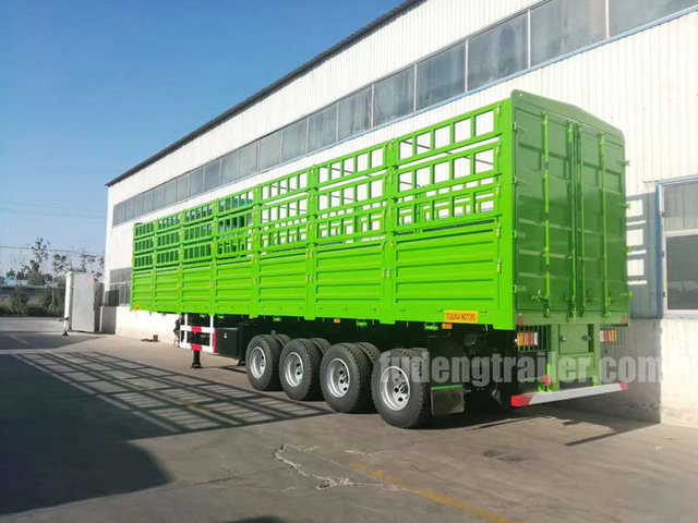 80 Tons Fence Cargo Trailer