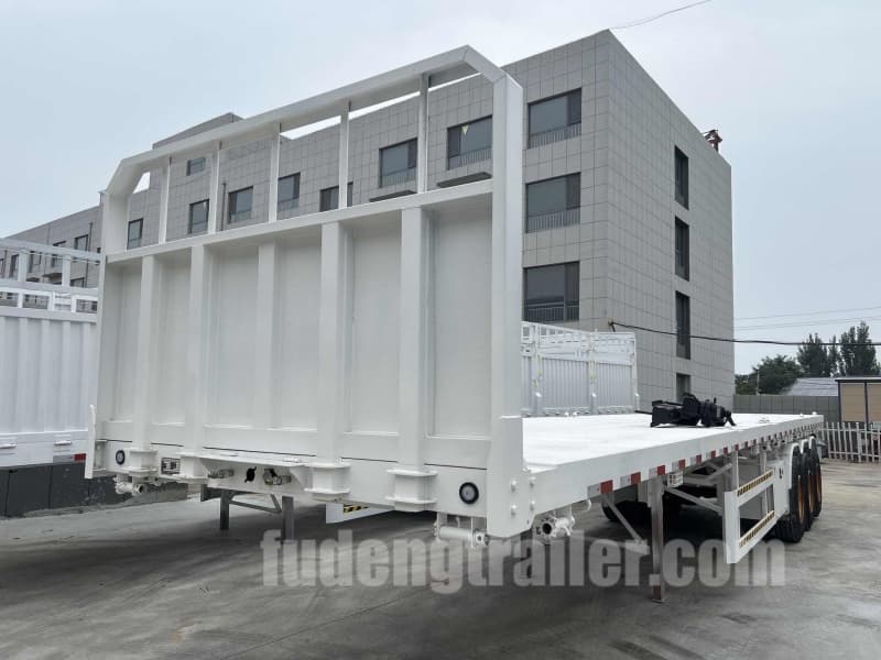 3 Axle mechanical suspension flatbed semi-trailer with front fender lQDPJx-i5g5KMV3NBaDNB4CwdCxV_WPRYX0ItWBlIU_XAA_1920_1440