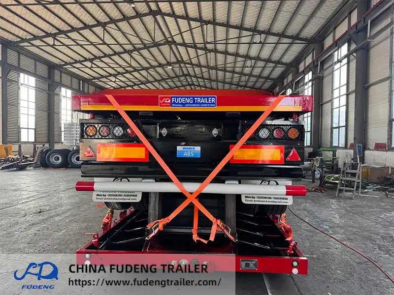 2 Units of Flatbed Semi Trailers Successfully Shipped to Morocco_1