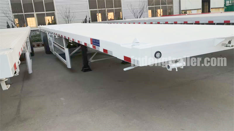  10 Units Flatbed Trailers Was Completed Production 