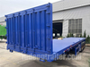4 Axles Flatbed Trailer With Front Board