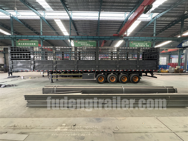 High-Capacity 4-Axle Stake Trailers (3)