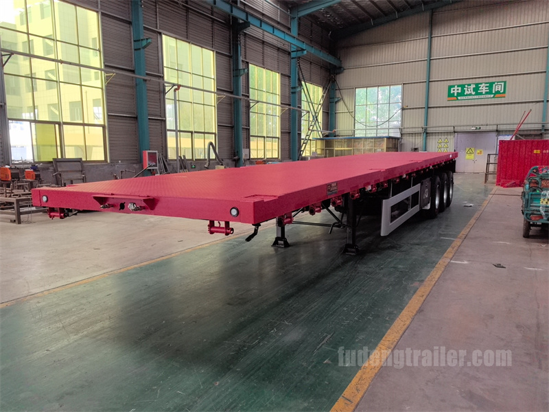 3 Axle Flatbed Semi-trailer for Sale