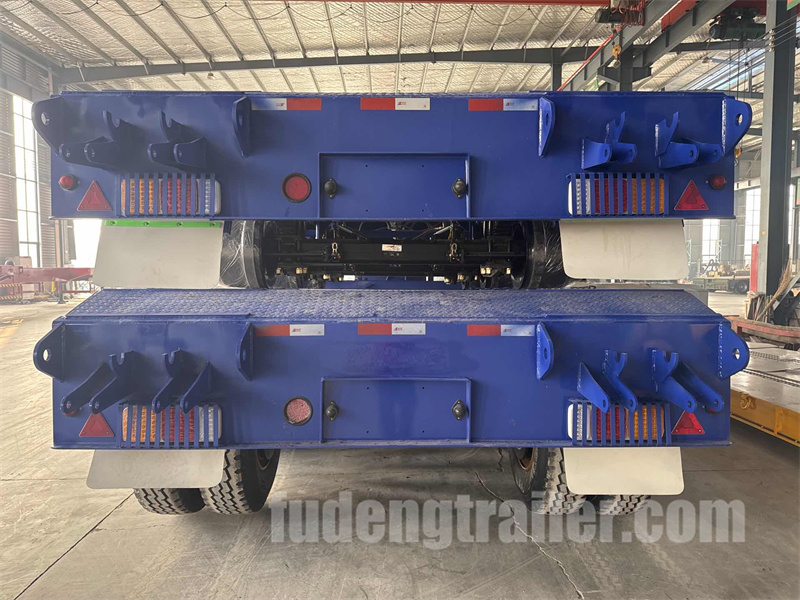 3 Axles 80 Tons Lowbed Trailer Shipped to Zimbabwe (1)