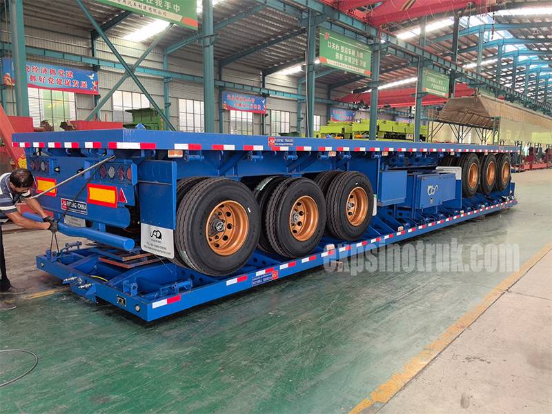 Delivery of Ten Flatbed Trailers to Ghanaian Customers (2)