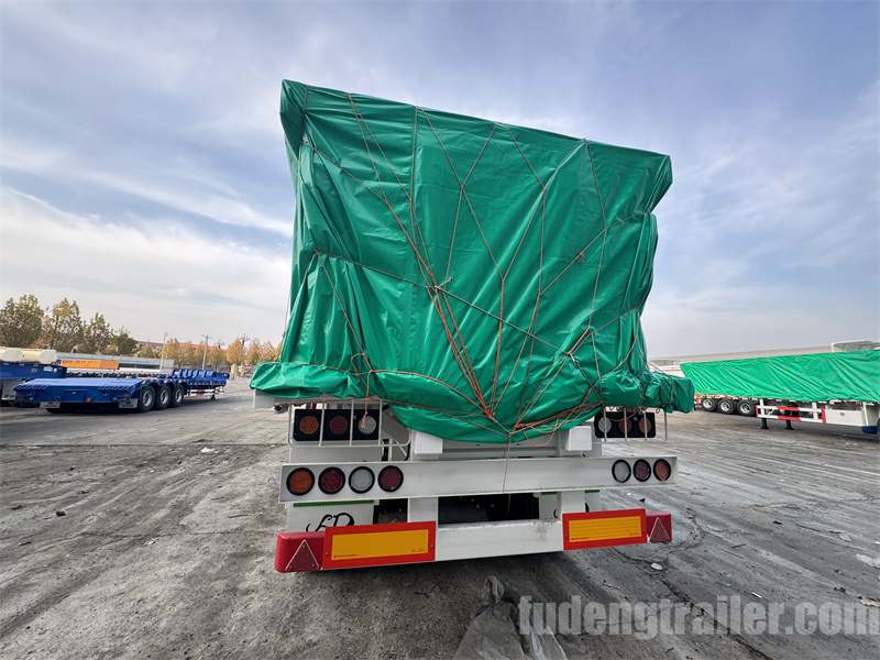 10 Five-Axle Fence Cargo Trailers Shipped to Ghana (5)