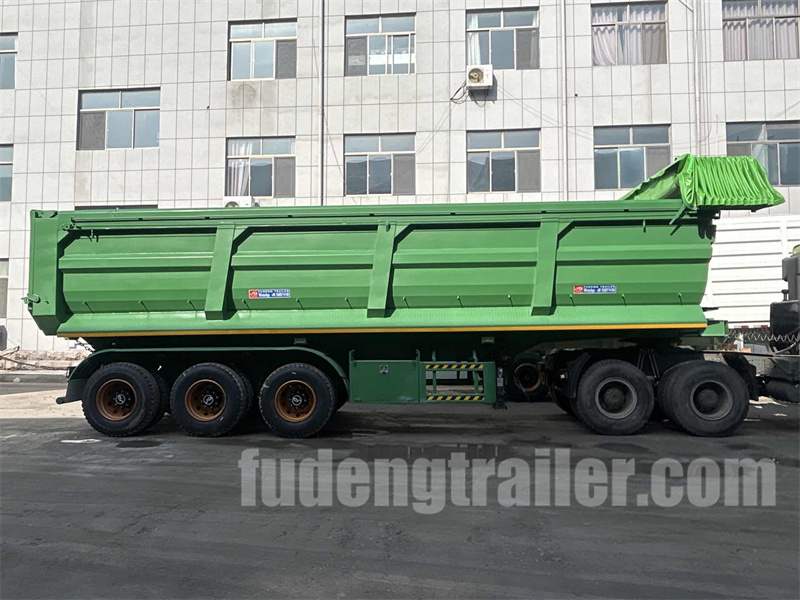 60-ton U-shaped Rear Tipper Trailer