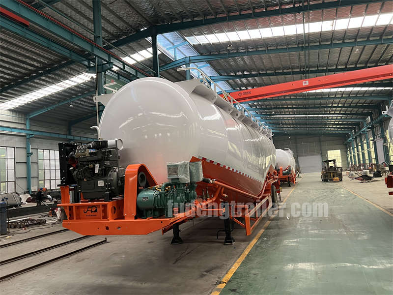 Bulk Cement Trailer Completed Production