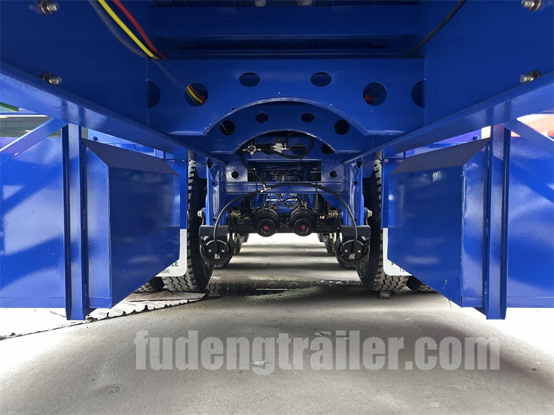 4 Axles Flatbed Trailer With Front Board