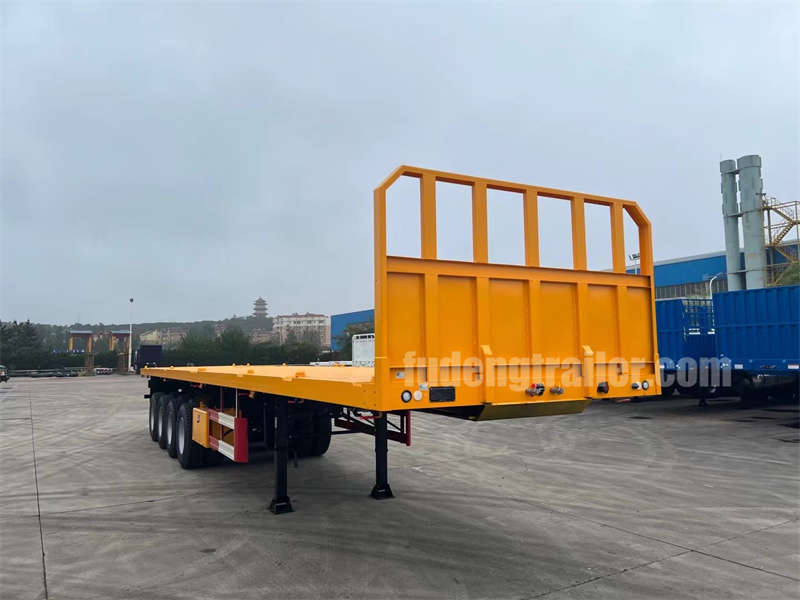 45 FT Flat Bed Container Trailer07