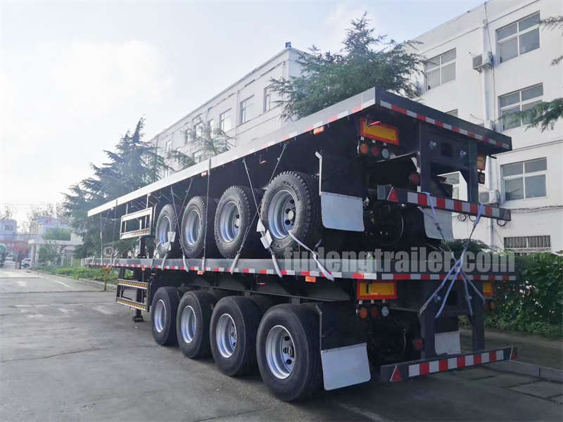 45 FT Flat Bed Container Trailer09