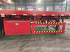 60Tons Mechanical Suspension Flatbed Trailer With Front Bulkhead