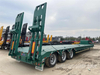 Three-axle Lowboy Trailer With Mechanical Ramps