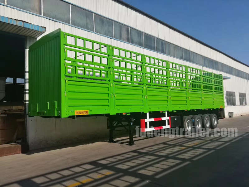80 Tons Fence Cargo Trailer