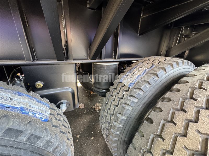 3-Axle Flatbed Semi Trailer with Air Suspension & BPWFUWA Axle (11)