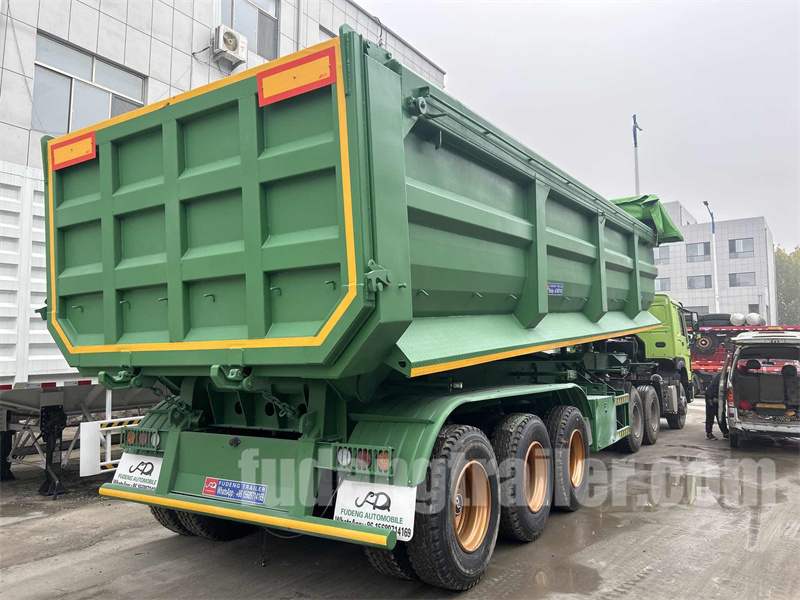 60-ton U-shaped Rear Tipper Trailer