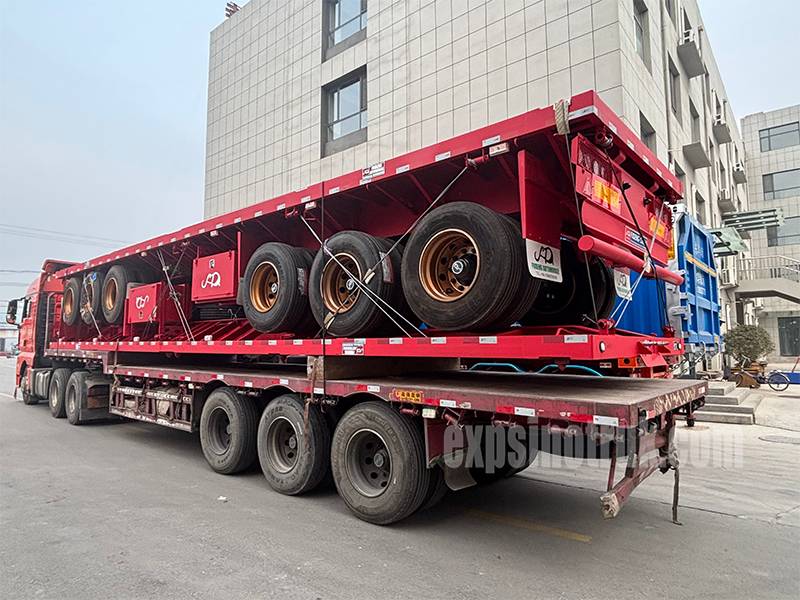 6 Units Flatbed Trailers For Ghana (2)