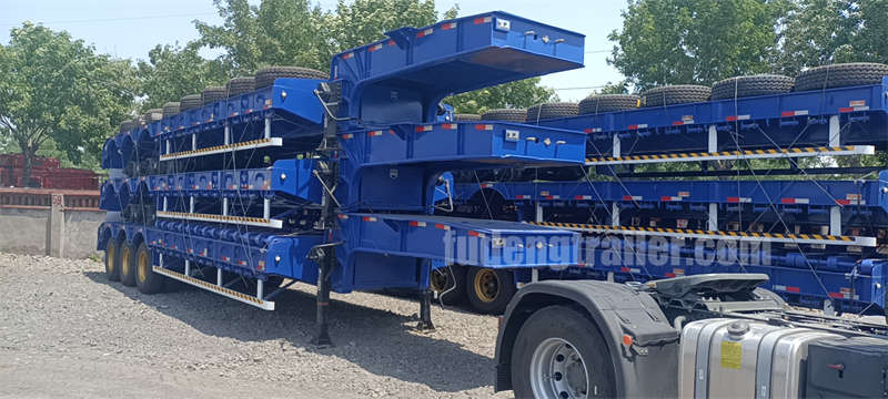 Six Lowbeds Trailer Transported To Customers