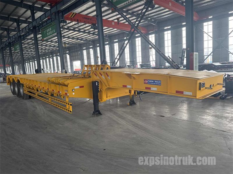 3 Axle Lowboy semi Trailer