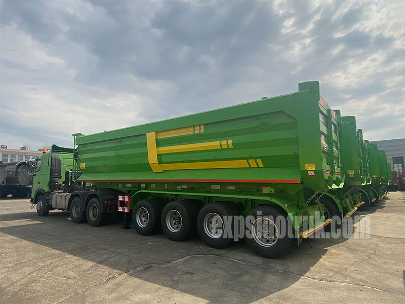 Quality Used Tractors And Dump Semi Trailers To Zambia