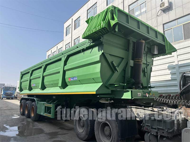 60-ton U-shaped Rear Tipper Trailer