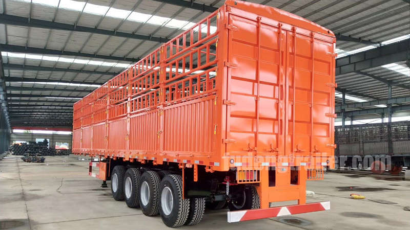 80 Tons Fence Cargo Trailer05