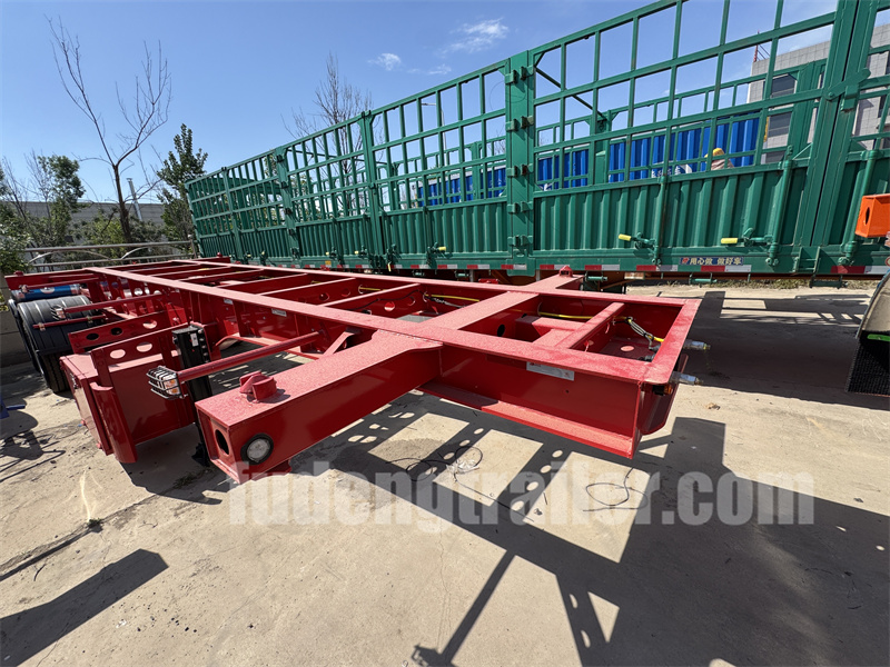 Two Units of Blue 3 Axle Flatbed Trailers Dispatched