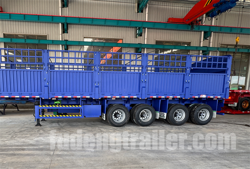 4 axles fence trailer (1)