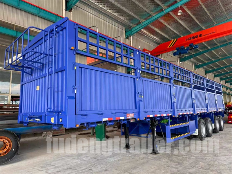 4 axles fence trailer (2)