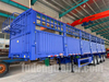 4 Axle Fence Cargo Semi Trailer with High Loading Capacity